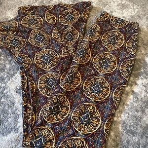 Printed LA Hearts bell bottoms